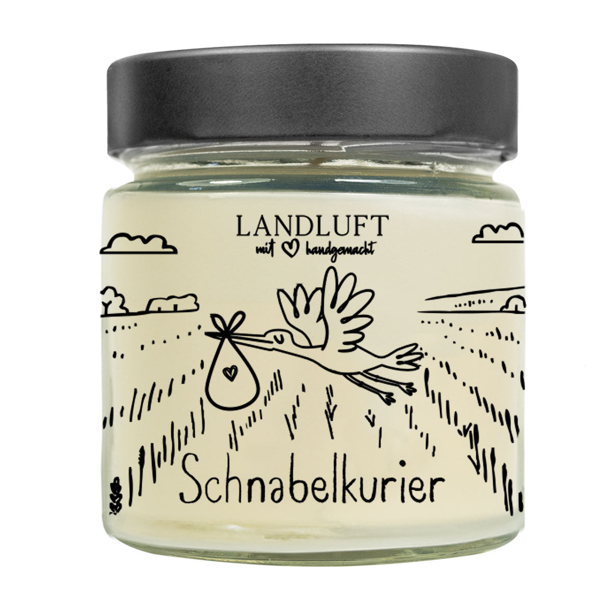 LANDLUFT #Schnabelkurier Duftkerze