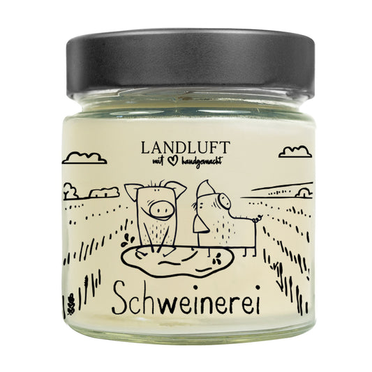 LANDLUFT #Schweinerei Duftkerze